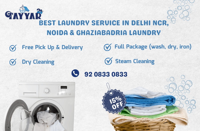 From Pickup to Delivery: How Tayyar24�s Smart Laundry Process Works